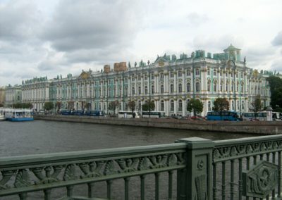 The Hermitage (Winter Palace, seen from the bridge)