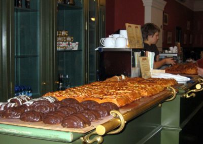 Rob's favourite pies at one of the Stolle restaurants in St Petersburg